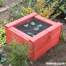 Make a strawberry planter for your garden