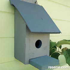 Build a rustic bird house