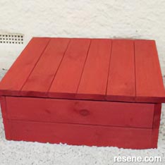 How to make a simple square garden seat
