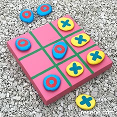 Create an outdoor noughts & crosses game