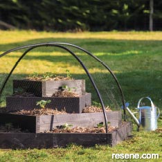 How to make a tiered strawberry planter