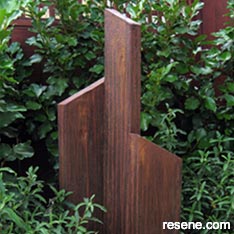 How to make a rusted sculpture
