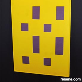 Make an abstract geometric painting