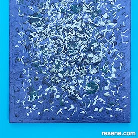 Textured abstract painting 