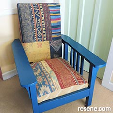 Paint an old wooden chair