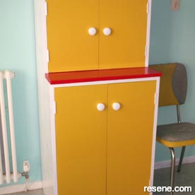 Colorful Kitchen cupboard