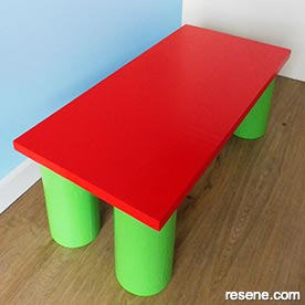 Build a bright kids bench seat