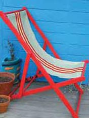 Paint a kitset deckchair