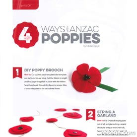 Four ways with Anzac poppies
