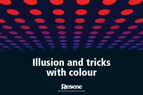 Illusion and tricks with colour