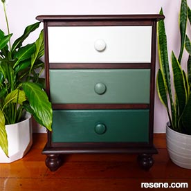 Paint your bedside drawers