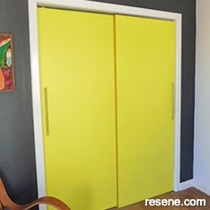 Paint your wardrobe doors