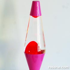 Painting a lava lamp